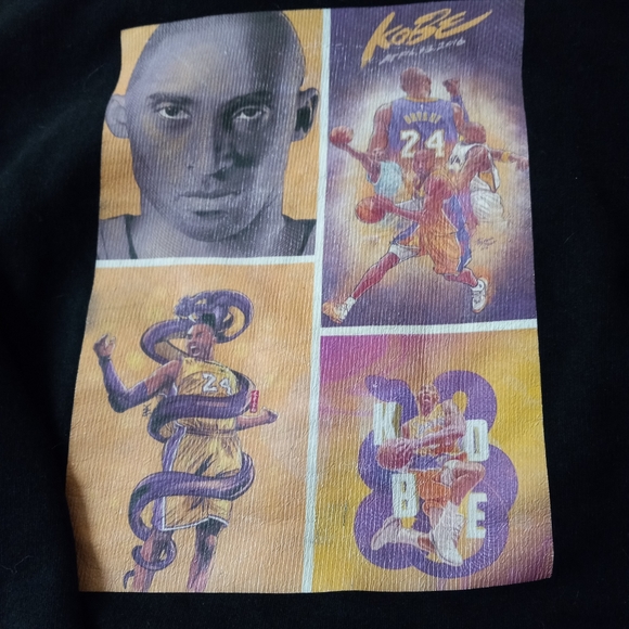 UNISEX KOBE BRYANT BLACK MAMBA RIP MEMORIAL HOODIE SPELLOUT MEN'S S | LA… - Picture 4 of 10